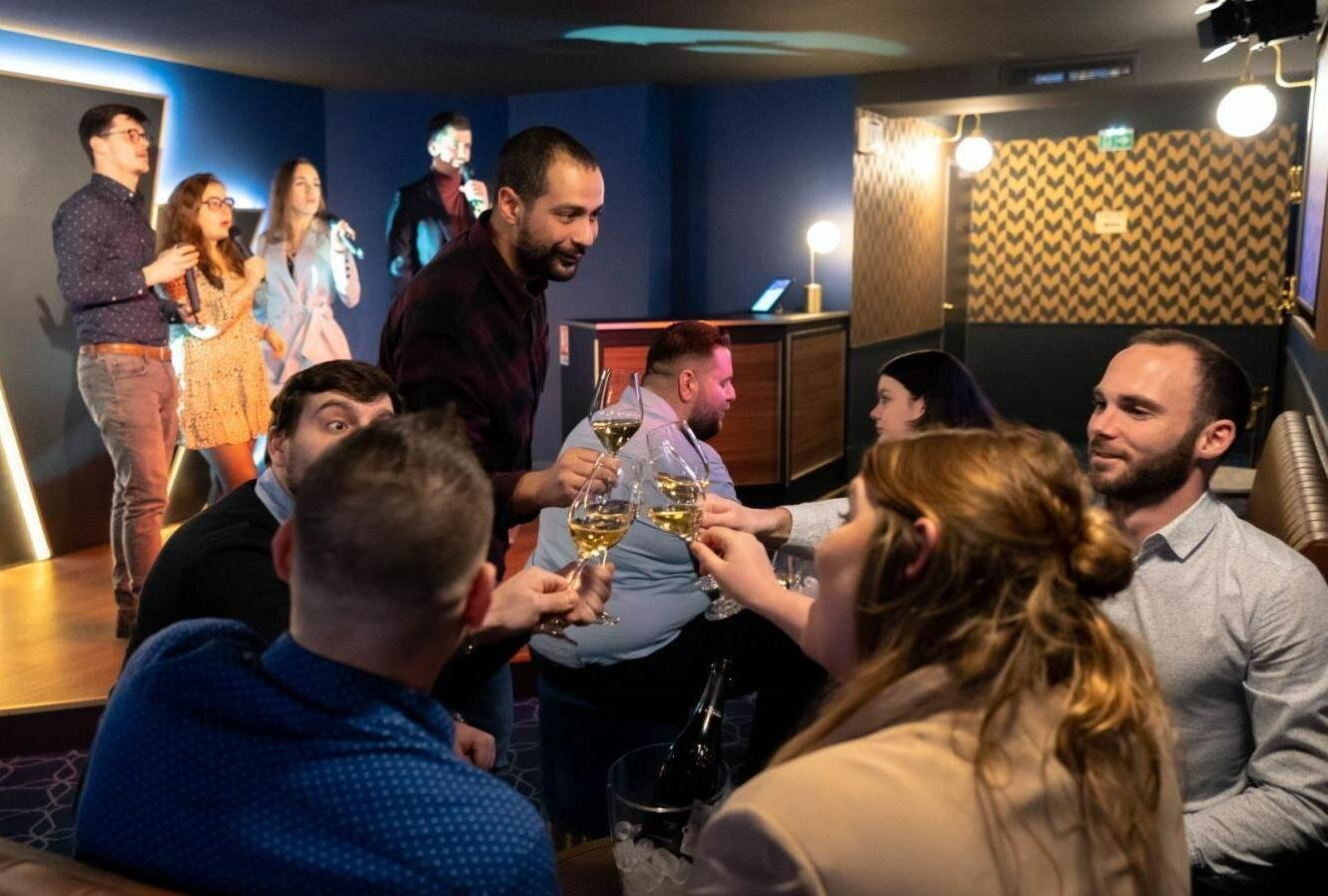 karaoke box, an original idea for a corporate event