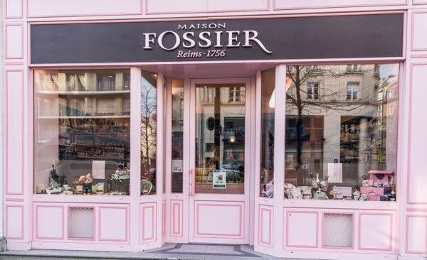 La Maison Fossier avec son célèbre biscuit rose de Reims